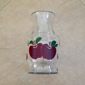 VTG Glass Apple Carafe
